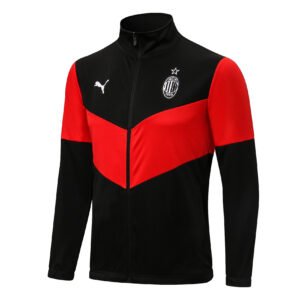 21-22 Long stretch AC Milan black tracksuit
