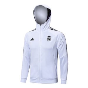22-23 Long hat Real Madrid white tracksuit