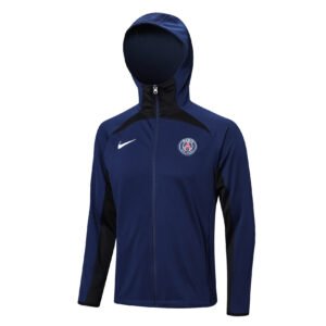 22-23 Long-Pull Hooded Paris Blue Training Suit