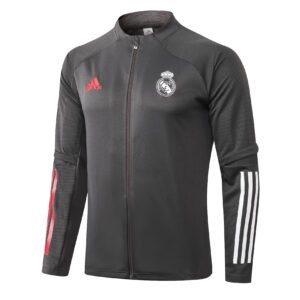 2021 Long  Real Madrid Dark Grey tracksuit