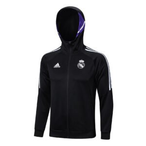 22-23 Long hat Real Madrid black tracksuit